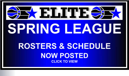 SPRING LEAGUE ROSTERS & SCHEDULE  NOW POSTED CLICK TO VIEW